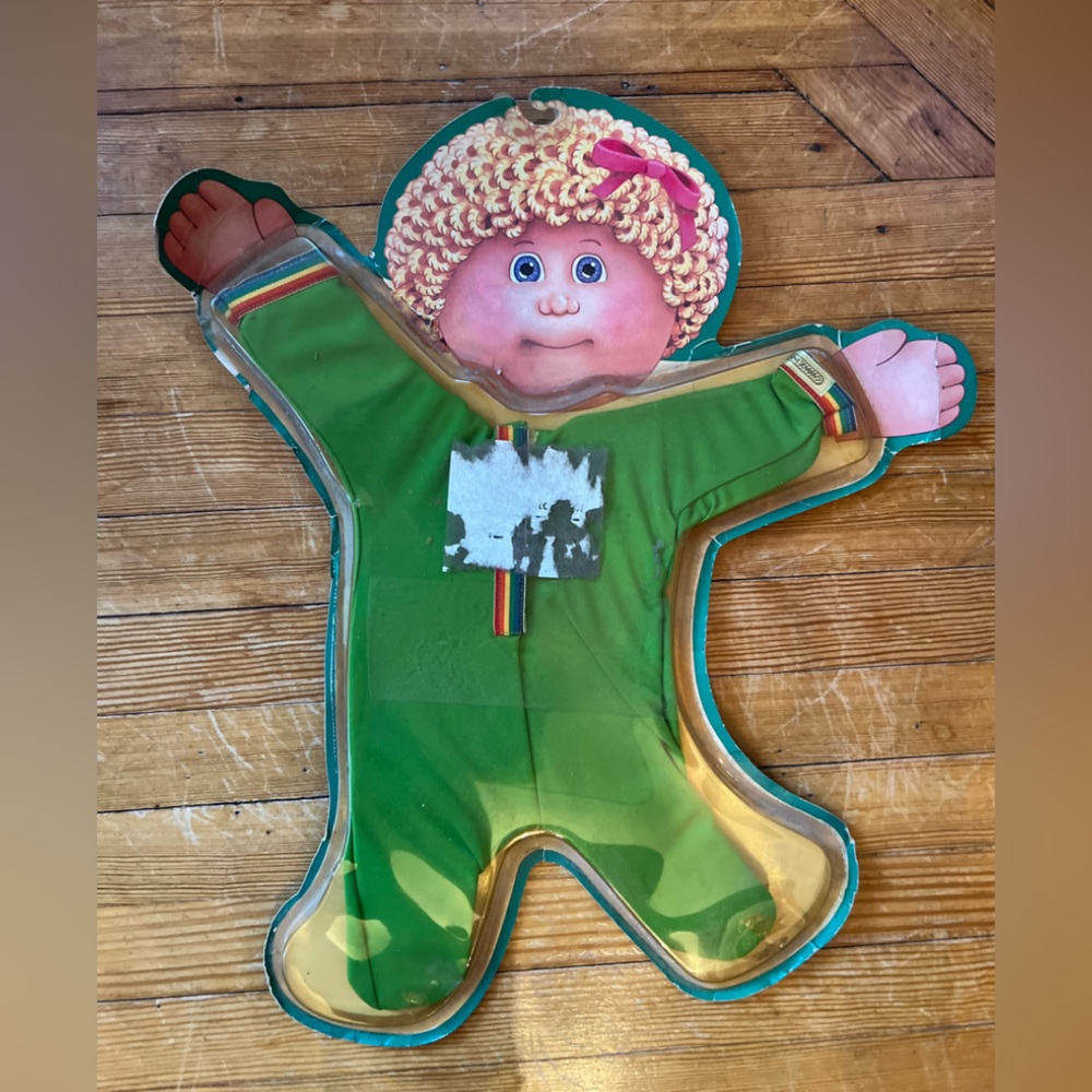 Vintage Cabbage Patch Poseable Actionwear green